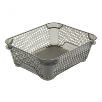 Panier mini A6 Mirko Keeeper 20x16x7cm gris cristal (transparent)