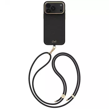 Coque UNIQ Coehl Mirelle pour iPhone 18 Pro Max / 17 Pro Max, charge magnétique, noire