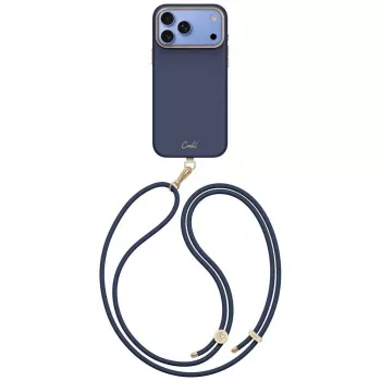 Coque UNIQ Coehl Mirelle pour iPhone 18 Pro Max / 17 Pro Max charge magnétique bleue