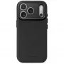 Coque arrière en cuir Decoded - étui en cuir pour iPhone 18 Pro / 17 Pro compatible avec MagSafe (noir)