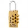 Burg-Wächter Combi-Lock 80 15M Combination Padlock, Gold
