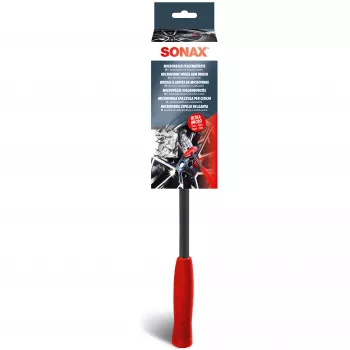 SONAX brosse à jantes microfibre rouge, noir