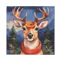 Serviettes PAPSTAR motif Noël Renne 330 x 330 mm, imprimées, pliage 1/4, 3 plis