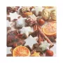 Serviettes de Noël PAPSTAR « Cinnamon Stars » 330 x 330 mm, imprimées, pliage 1/4, 3 plis