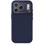 Coque arrière en silicone AntiMicrobial Decoded pour iPhone 18 Pro / 17 Pro, MagSafe, Atlantic Blue
