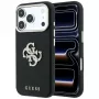 Coque Guess Smooth & Big Strass Logo pour iPhone 18 Pro / 17 Pro, noire