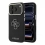 Coque Guess Grained & Big Resin Logo pour iPhone 18 Pro Max / 17 Pro Max, noire