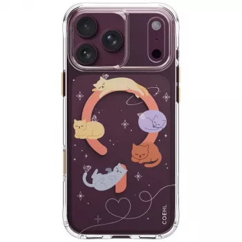 Coque UNIQ Coehl Elysie pour iPhone 18 Pro Max / 17 Pro Max, charge magnétique, Whiskered Dreams
