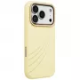 Coque UNIQ Coehl Serina pour iPhone 18 Pro / 17 Pro, charge magnétique, jaune