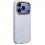 Coque UNIQ Coehl Serina pour iPhone 18 Pro / 17 Pro, charge magnétique, bleue