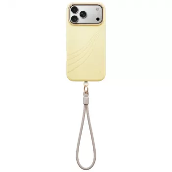 Coque UNIQ Coehl Serina pour iPhone 18 Pro Max / 17 Pro Max, charge magnétique, jaune
