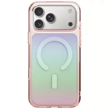 Coque UNIQ Coehl Estelle pour iPhone 18 Pro / 17 Pro, charge magnétique, rose