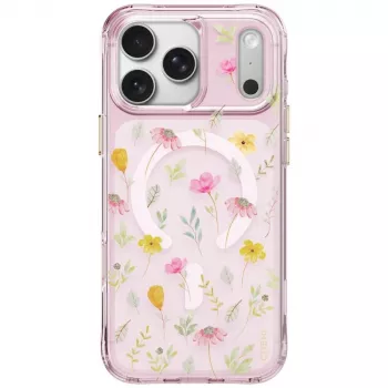 Coque UNIQ Coehl Evie pour iPhone 18 Pro Max / 17 Pro Max, charge magnétique, rose