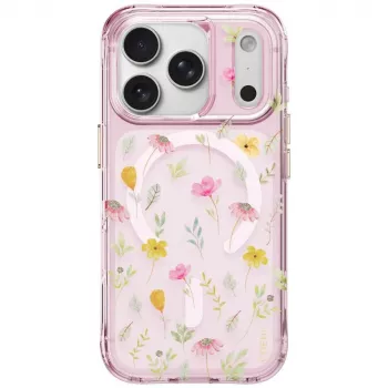 UNIQ Coehl Evie étui pour iPhone 18 Pro / 17 Pro, charge magnétique, rose