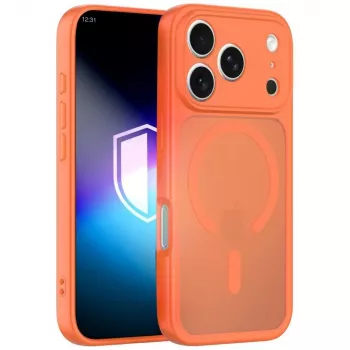 Coque MagSafe 3mk Misty MagCase pour Apple iPhone 17 Pro / 18 Pro, orange (3M009487)