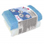 Éponges antibactériennes York Bacteria Stop pour surfaces délicates, 2 pièces, blanc/bleu