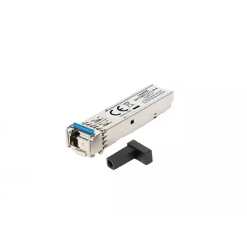 Module SFP BiDi Lanberg, jusqu'à 20 km, 1 Gb/s, 1310/1550 nm, LC/UPC, Type A (SFP1-BIDI-LU-1-20-A)