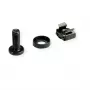 Kit de montage rack 19 inch ROLINE M6, 50 ensembles, noir