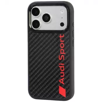 Étui MagSafe Audi R8 Carbon Fiber pour iPhone 18 Pro / 17 Pro noir