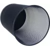 Corbeille à papier WEDO Office en fil métallique, 18 l, ronde, noire, hauteur 350 mm