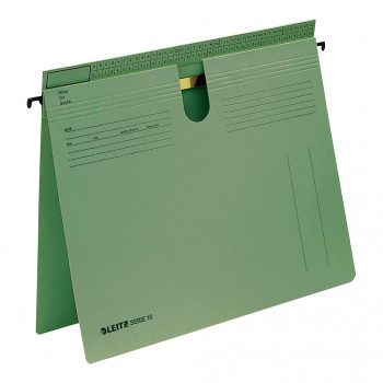 Chemise suspendue Leitz Série 18 1814-00-55 A4, carton manille, vert, 50 pièces