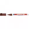 Marqueur permanent edding 400, pointe ronde 1 mm, rechargeable, brun