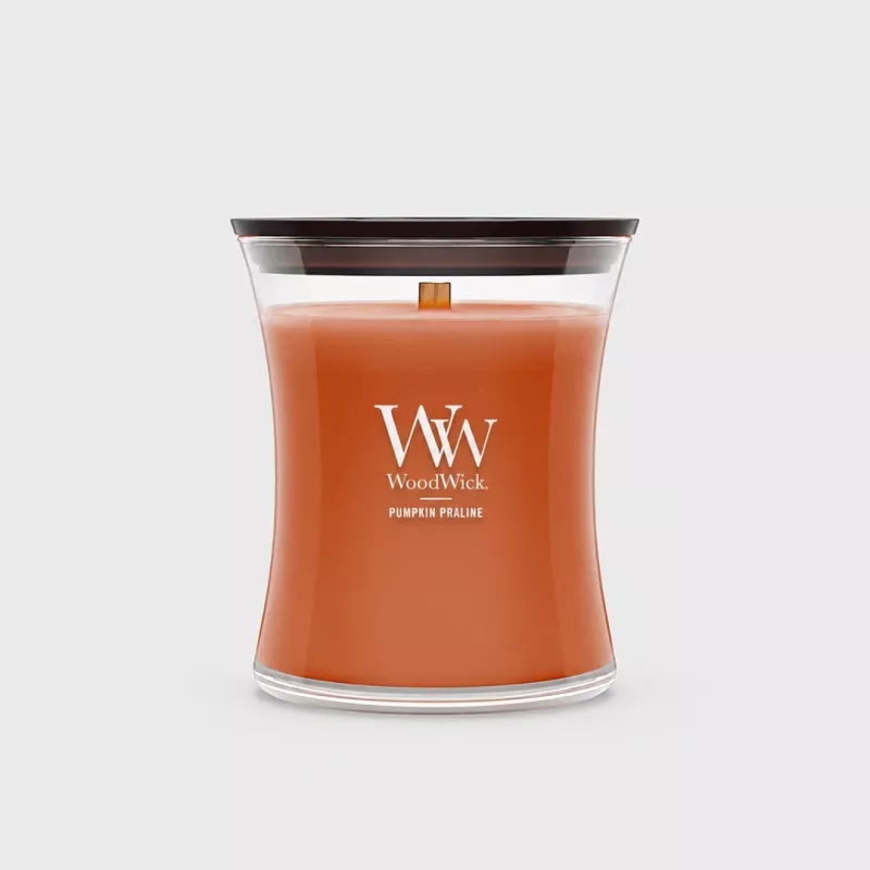 WoodWick bougie Pumpkin Praline, moyenne