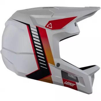Casque de vélo intégral LEATT MTB Gravity 2.0 V26, XL, blanc