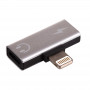 Adaptateur Akyga AK-AD-64 Lightning (m) vers 2x Lightning (f), argenté