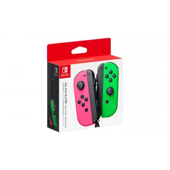 Ensemble de 2 manettes Joy-Con Nintendo pour Switch, vert néon/rose néon