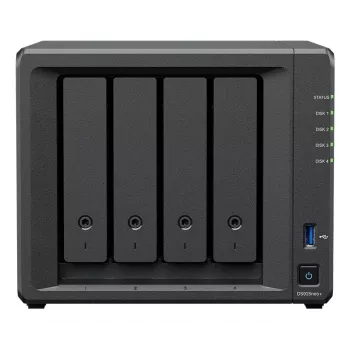 NAS 4 baies Synology DS925neo+, AMD Ryzen Embedded V1500B, DDR4 non-ECC SODIMM