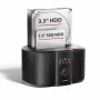 Station d'accueil Axagon ADSA-SC pour disques SATA 2,5/3,5 pouces, USB-C 5 Gbit/s, avec fonction de clonage