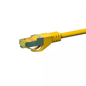 Câble réseau DSIT DC-77-005 CAT7 S/FTP (PiMF) RJ45, 0,5 m, jaune
