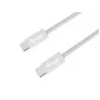 Câble USB-C vers USB-C 2.0 Equip 128840, 3 A, PD 60 W, 0,3 m, blanc