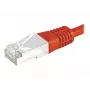Câble patch S/FTP (PIMF) CAT.6A Exertis Connect, 3 m, rouge