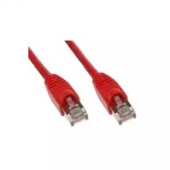 Câble patch Tecline S-STP (PIMF) Cat 6, 7,5 m, rouge, avec protection anti-pliure extra-fine