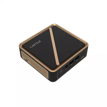 Mini PC Captiva R10-2590, AMD Ryzen AI 7 350, 16 Go RAM, 1 To, sans système d'exploitation