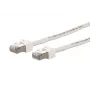 Câble patch VoIP Metz Connect Ultraflex500 S/FTP Cat.6, blanc, 10,0 m