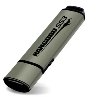 Clé USB 3.0 Kanguru SS3 KF3WP-128G, 128 Go, protection en écriture physique