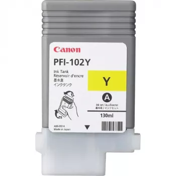 Cartouche d'encre Canon PFI-102Y 0898B001AA, jaune