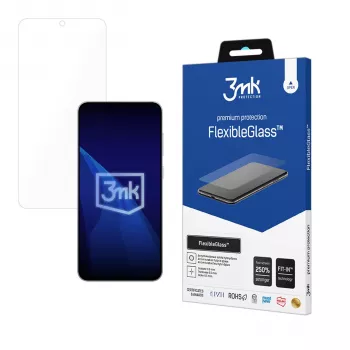 3mk FlexibleGlass protection d'écran en verre hybride pour Samsung S26 FE, transparent