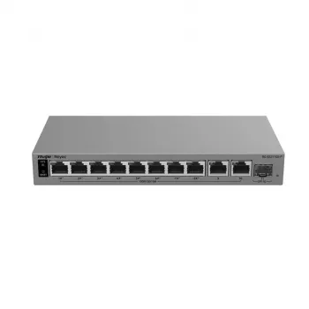 Switch réseau PoE Reyee RG-ES211GS-P, 8 ports + 2x uplink + 1x SFP