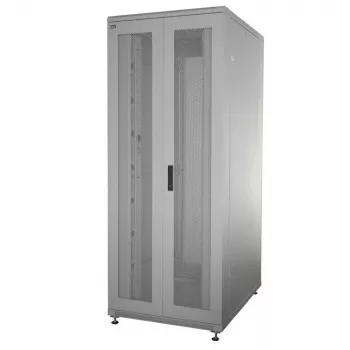Armoire réseau 19 pouces IT-BUDGET SRK 99ITB19SRK4268DTGM, ensemble complet, 42 U, 600x800 mm, gris clair, montée