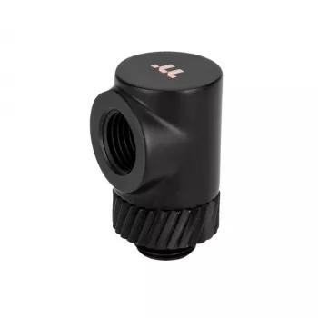 Adaptateur 90 degrés Thermaltake Pacific SF CL-W396-CU00MK-A, raccord LCS DIY, noir mat
