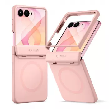 Tech-Protect Kevlar Aura MagSafe coque pour Galaxy Z Flip 8, rose