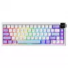 Ajazz AK650 clavier mécanique sans fil, Dream Weaver Switch, RGB, avec écran, violet/blanc/bleu