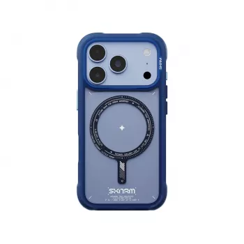 Skinarma Avion MagSafe Skin000476 coque pour iPhone 18 Pro / 17 Pro, bleu