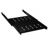 Étagère coulissante 19″ 1HE EFB Elektronik 691651NATS.68, profondeur d'installation 378–612 mm, 30 kg, ST600+800, RAL9005