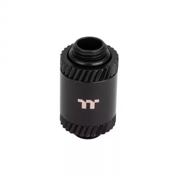 Raccord prolongateur Thermaltake Pacific SF mâle vers mâle CL-W391-CU00MK-A, 30 mm, noir mat, DIY LCS
