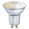 Spot PAR16 50 GU10 variateur Osram SMART+ MATTER, 4,7 W, blanc chaud, Wi-Fi, 45°